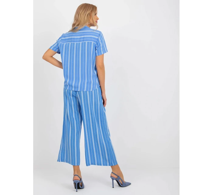 Blúzka D73771M11063A modrá