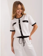 Bluzka LK BZ model 19738028 ecru - FPrice