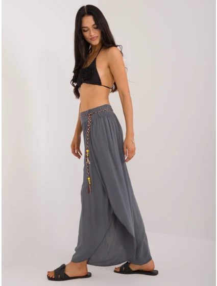 TW SP BI model 20228463 Grafitové kalhoty - FPrice TW SP BI model 20228463 Grafitové kalhoty - FPrice