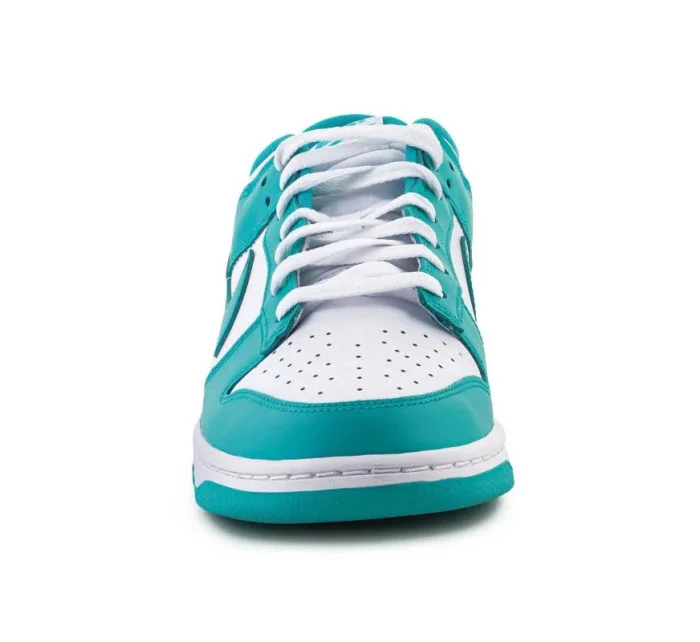 Pánské sportovní boty Dunk Low Retro Tyrkysová s bílou model 20461215 - NIKE Pánské sportovní boty Dunk Low Retro Tyrkysová s bílou model 20461215 - NIKE