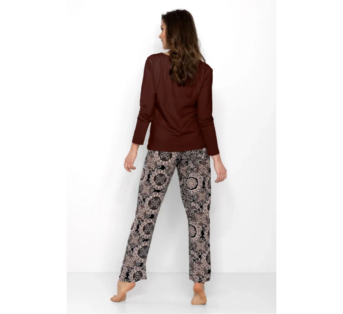 Dámske pyžamo Boho hnedé - Momenti Per Me