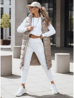 Dámská prošívaná vesta béžová Dstreet model 21970187 - FashionStreet
