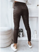 Dámské kalhoty tmavě hnědé model 21971925 - Dstreet Dámské kalhoty tmavě hnědé model 21971925 - Dstreet