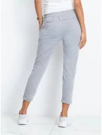 Šedé dámské látkové kalhoty typu chino model 21266629 - Factory Price