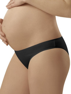 Těhotenské bavlněné kalhotky Mama mini černé