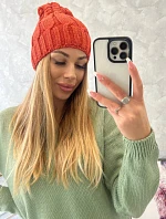 Fleecová čiapka Iwona K221 červená