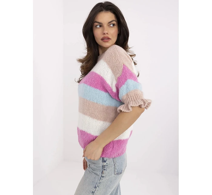 Jumper MI SW 1903.94 bielo-ružový