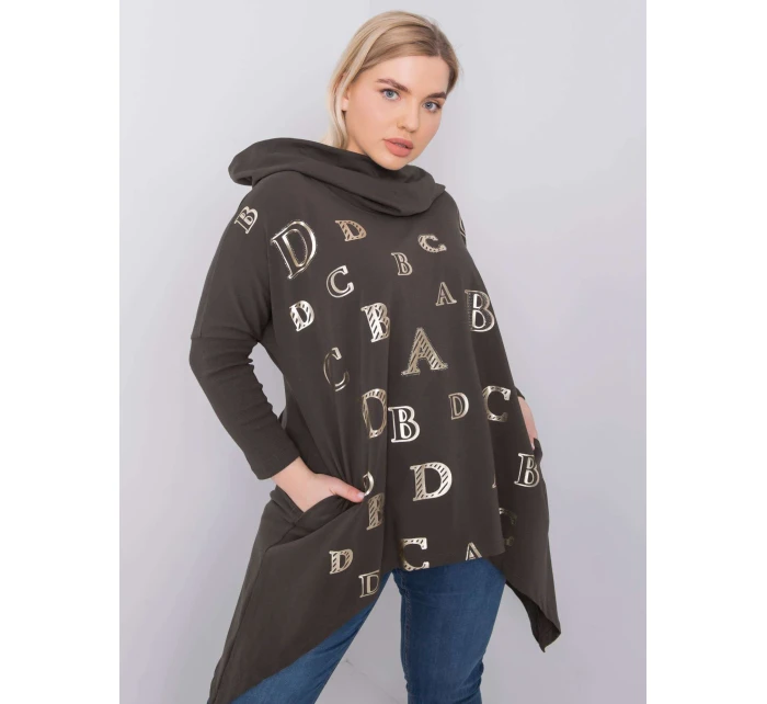 Blúzka RV BZ 6458.46P tmavá khaki