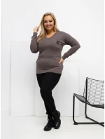 Bluzka RV BZ A model 21818953 brązowy - FPrice Bluzka RV BZ A model 21818953 brązowy - FPrice