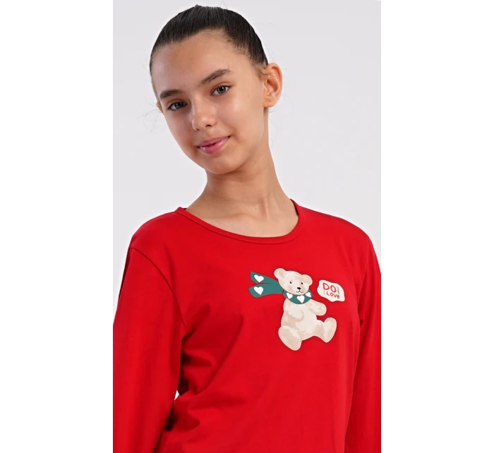 Detské dlhé pyžamo Medveď so šatkou Detské dlhé pyžamo Medveď so šatkou