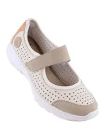Pohodlná polobotka W béžová model 22033608 - Rieker