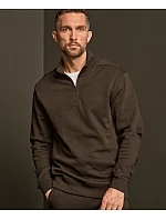 TJ Mikina s 1/4 zipem 18. black model 22421081 - Tee Jays