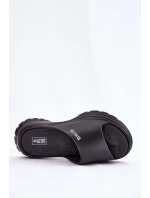 Piankowe Klapki Damskie Big Star RR274A577 Czarne