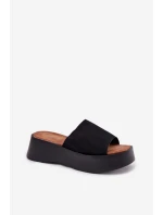 Dámské sandály na platformě Černé model 21951453 - Boto