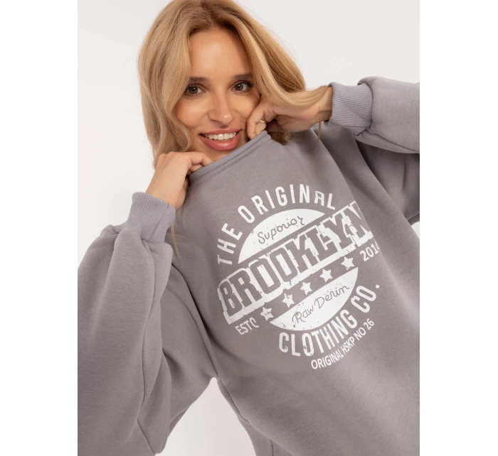 Bluza EM BL model 20496405 szary - FPrice Bluza EM BL model 20496405 szary - FPrice