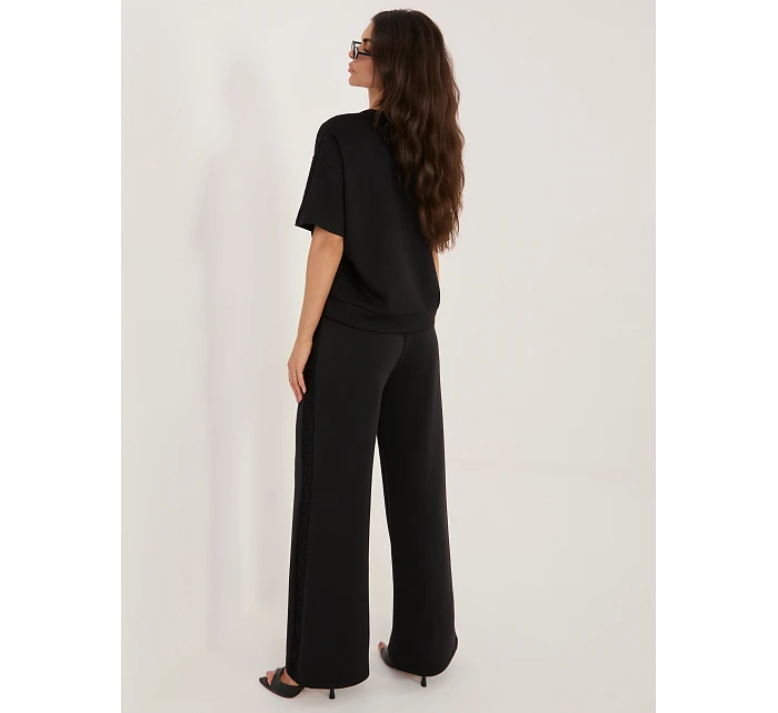 Spodnie IT SP model 22109763 czarny - FPrice Spodnie IT SP model 22109763 czarny - FPrice