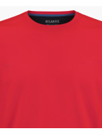 Pánske tričko s krátkym rukávom ATLANTIC - svetlo červená