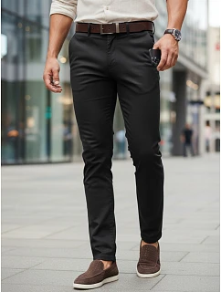 Pánske slim fit čierne FashionStreet UX4484