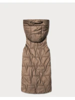 Tenké rukávy s kontrastným lemovaním Goodlookin brown (B8583-101)