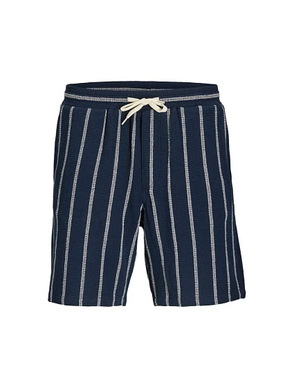 Jack&Jones pánske pruhované šortky JPSTJAIDEN COBA STRIPE JOG SHORTS REG SN SN 12274413 SKY CAPTAIN/STRIPES
