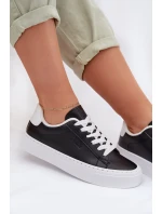 Dámské tenisky z eko kůže Big Star model 22009885 HIPOLY SYSTEM Černé - Big Star Shoes