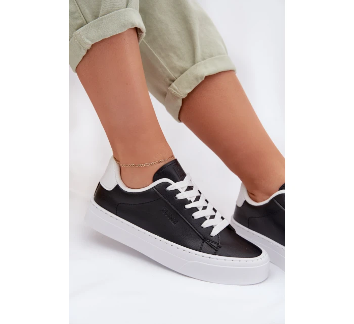 Dámské tenisky z eko kůže Big Star model 22009885 HIPOLY SYSTEM Černé - Big Star Shoes