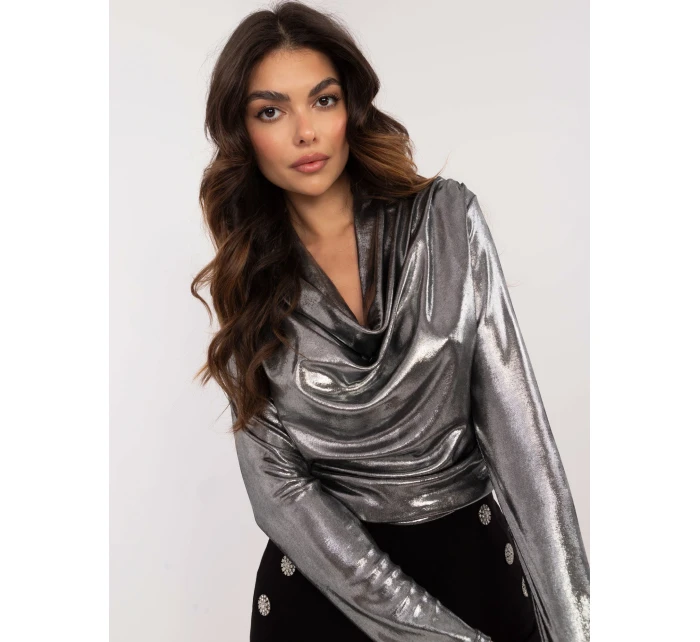 Bluzka DHJ BZ model 20606074 srebrny - FPrice