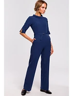 M463 Kombinéza so stojačikom - tmavo modrá