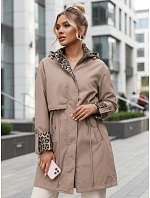 Dámska prechodná bunda PANTER moka FashionStreet TY5658 Dámska prechodná bunda PANTER moka FashionStreet TY5658
