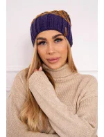 Milano fleecová čepice K203 hořčicová model 18749917 fialová - K-Fashion