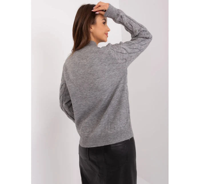 Jumper AT SW 2235.00P tmavo šedá