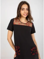 LK SK 506790 šaty.45 čierna