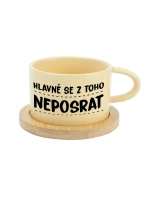 NEZABUDNITE - žltý pohár na makrónky 200 ml NEZABUDNITE - žltý pohár na makrónky 200 ml