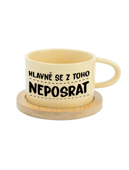 NEZABUDNITE - žltý pohár na makrónky 200 ml NEZABUDNITE - žltý pohár na makrónky 200 ml