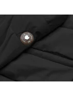 Dámska zimná páperová bunda čierna (CAN-865)