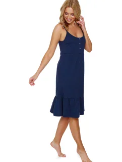 Dámske tehotenské tričko 7244 tmavomodré - Doctornap