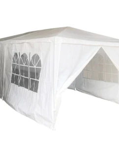 ZÁHRADNÝ STAN PE 6x3M + 6 STIEN BIELEJ farby