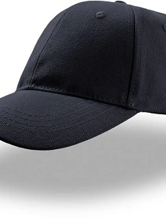 Atlantis Headwear Liberty Six – 6-panelová čiapka z hrubej bavlny 33.3020, tmavomodrá
