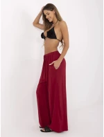 Spodnie MI SP model 21151266 bordowy - FPrice