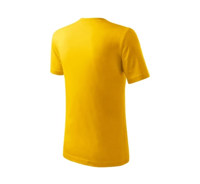 Klasické nové tričko pre deti žlté