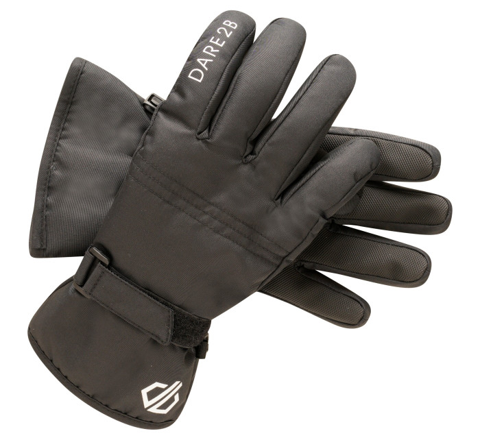 Detské zimné lyžiarske rukavice Zippy Glove DKG316-800 black - Dare2B