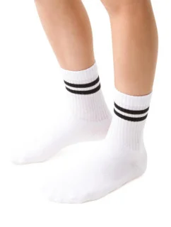 Chlapčenské vzorované ponožky 014 WHITE 26-28