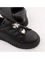 Dámska športová obuv na platforme čierna NEWS 4756