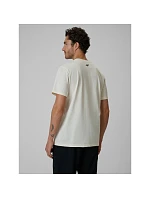 T-shirt regular z nadrukiem męski 4F 4FRSS26TTSHM4238-11S