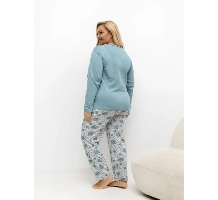 Pyžamo DU PI FP 506.56 tmavá mentolová