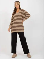 Dámsky sveter LC SW 8030 tmavo lila Dámsky sveter LC SW 8030 tmavo lila