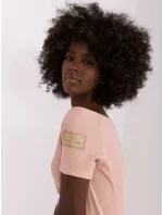 Bluzka TW BZ model 18730005 jasny różowy - FPrice Bluzka TW BZ model 18730005 jasny różowy - FPrice