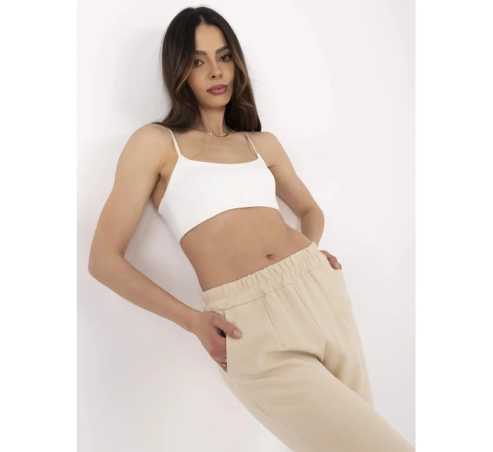 Spodnie TW SP BI model 21091722 beżowy - FPrice Spodnie TW SP BI model 21091722 beżowy - FPrice