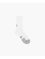 Pánske ponožky ATLANTIC so štandardnou dĺžkou - biela/sivá