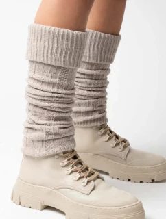 Dámské vlněné návleky model 21857895 Béžová - Steven